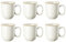 Thomas Nature - Becher mit Henkel 0,4l - Henkelbecher Trinkbecher Mugge Humpen Haferl Tasse Kaffeetasse - (Sand (Sandfarben), 6 Stück)