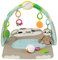 Fisher-Price GRV41 - Faultier-Spieldecke, Aktivitätsdecke für Kleinkinder mit Spielzeug zum Spielen in der Bauchlage, ab Geburt