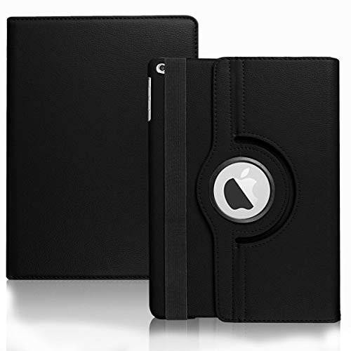 MOBISTAR Funda giratoria para Apple iPad 10.2 pulgadas (9ª/8ª/7ª generación 2021/2020/2019), rotación de 360 grados, función atril, encendido y apagado automático para Apple iPad 10.2 (negro)