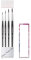 Pinceau Raphael SOFTAQUA.SÉRIE 845 Vegans. N° 4. 6. 8. 10.Set 4PCS (Raphael France) + 1 Carte