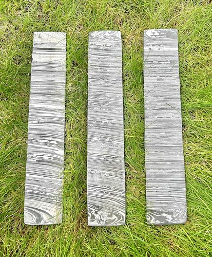Fuoco Tempesta 12 Damasco Lama In Acciaio Billet Bar 30x5cm Cespuglio Artigianato Coltello Strumenti Fare Bar