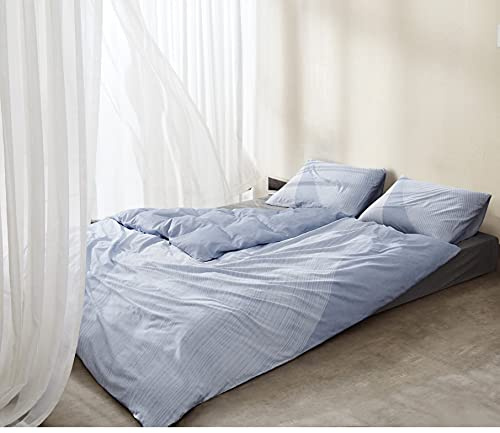 Calvin Klein Oversized Paintstroke, Single, 135X200 cm+80x80 cm Duvet Cover Set, Light Blue