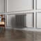2 Column Radiator Anthracite Traditional Style 600x605mm Horizontal Vintage Radiator，Design for Bedroom, Dining Room, Living Room