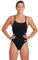 Arena Femme Women's Team Swimsuit Challenge Solid Une-pièce, Black-white, 36 EU