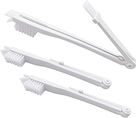 WYAN Multiusos Botella Cepillos de Limpieza-3 pcs Botella y Paja Cepillo de Limpieza Conjunto, Hendidura Detalle Cepillo, para su Uso en el hogar Cocina Cuarto de baño