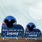 Pixie's Gifts Days Until Disney: Farboptionen – Geschenk für Mädchen und Kinder, Urlaubs-Countdown-Schild – modernes rustikales Design, Familienurlaub-Countdown … (klein 8,5 cm x 8 cm, lila Schloss)
