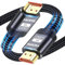 ATETEO Cable HDMI 10K 8K 2.1, cable Ultra HD de 1 m, cable de alta velocidad de 48 Gbps, cables HDMI (8K a 60Hz 7680 x 4320, 4K a 120Hz) compatible con HDR dinámico, eARC, Dolby Atmos y más