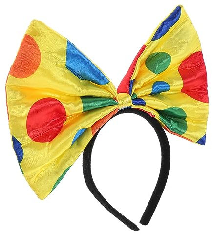 HOMSFOU Haargummis -Haargummis Haarschmuck Stirnbänder Haarbänder Haar-Accessoire Clown-Schleife Kopfschmuck Party-Stirnband Party- Haarreifen Übergroße Accessoires Haarring