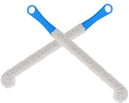SEWOART Cepillo De Limpieza 2 Piezas cepillo decantador glass cleaner brush cepillo limpieza botellas cepillo copa curvada cepillo limpiador botellas agua cepillo limpieza vino vidrio