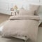 Nesture Bettwäsche 135x200 Baumwolle Beige - Bettwäsche-Sets 2teilig Weich, 100% Gewaschene Baumwoll, Enthält 1 Bettbezug 135 x 200cm und 1 Kissenbezug 80x80 mit Reißverschluss