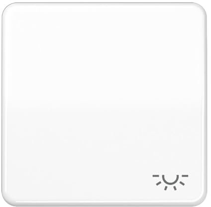 JUNG Wippe m. Symbol Licht (Duroplast) Alpinweiß Serie CD