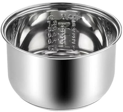 Compatible for Zojirushi NS-TSC10 Replacement Liner, 304 Stainless Steel Rice Cooker Bowl, 5.5 Cup, Easy to Clean, Dishwasher Safe