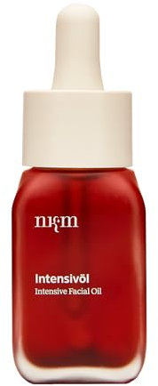 nkm Naturkosmetik München - Olio intensivo per il viso con olivello spinoso, 30 ml, cura completa, vegano, per tutti i tipi di pelle, dermatologicamente testato