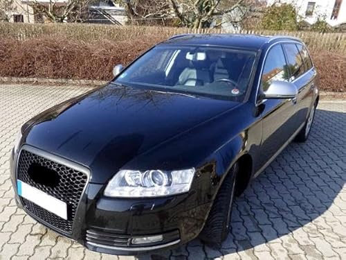 Kompatibel mit Audi A6 4F Facelift Kühlergrill Wabengrill Front Grill Meshgrill
