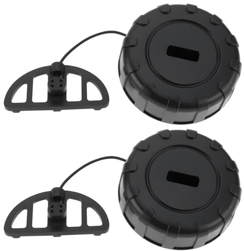 The Lord of the Tools 2 Pieces Fuel Tank Cap for Petrol Chainsaw Engine Oil Tank Cap 11303500500 Compatible with Stihl 017 018