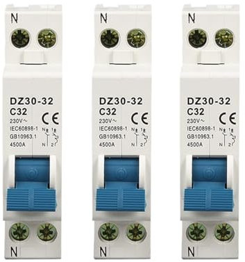 Mini disjoncteur DPN DZ30-32 1P+N 10A 16A 20A 25A 32A 220V 230V 50HZ 60HZ Disjoncteur RAIL DIN(20A)