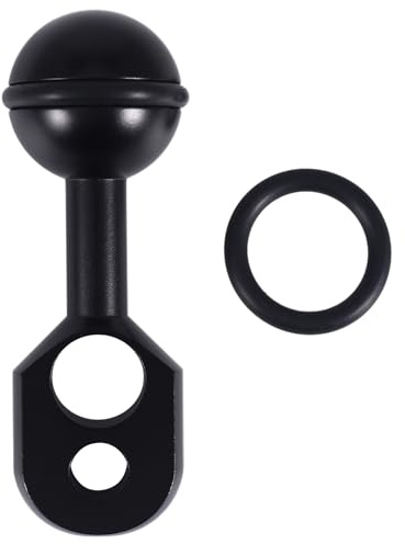 Asyduey 1 Inch Ball To Head Clip Arm For Action Video Camera Light Diving Ball Head Butterfly Clip Adapter Mount Accessories