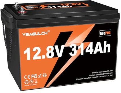 Lithium Batterie 12V 314Ah LiFePO4 Akku
