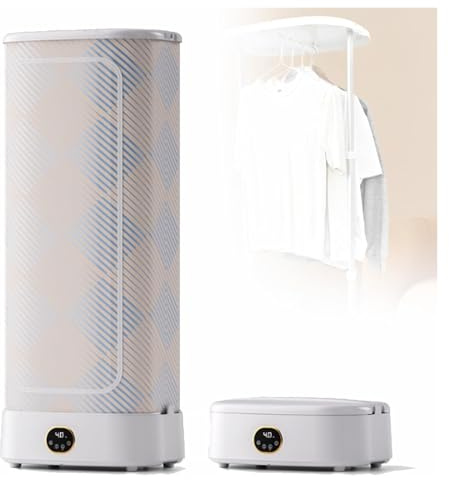 Máquina automática de planchar y doblar con barra telescópica, circulación de aire caliente de 360°, cuidado automático de la ropa, para ropa y tejidos.