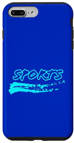 Texte Sports Bright Aqua avec Splash Coque pour iPhone 7 Plus/8 Plus