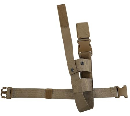 KHBUAB Nylon Fire Extinguisher Leg Bag Water Bottle Holder Khaki