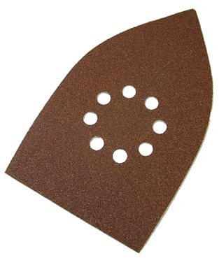 Faithfull AOMULTIA Assorted Multi-Sander Sheets Hook and Loop - Red Assorted (Pack of 5)