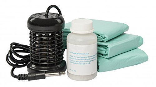 chi-enterprise Ion cleanser Verbrauchs-Set I Nachfüll-Set Royal Spa I Spule (Konverter Array Elektrode) aus Edelstahl - 30 Schoner - 100g Aktivierungssalz für Hydrogalvano-Fußbad
