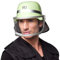 Boland 01379 - Casco da pompiere per adulti, Taglia unica, colore: Giallo/Argento