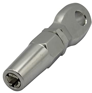 Stainless Steel Swageless Eye Terminal 10MM (Cable Wire Rope Rigging Fitting)