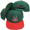 Milwaukee Bucks Green/Red Two Tone Plastic Snapback Adjustable Plastic Snap Back Hat/Cap