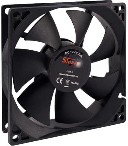 Inter-Tech 88885180 Fan 92mm Bulk 3pin