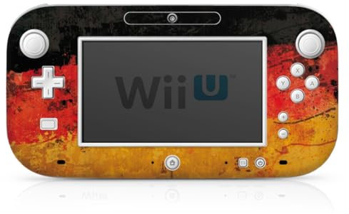 Skin kompatibel mit Nintendo Wii U Gamepad Folie Sticker Deutschland Flagge Flaggen