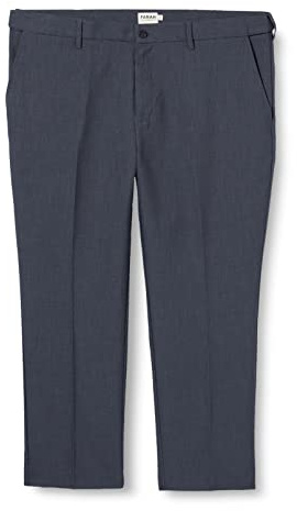 Farah Classic Men's Roachman Trousers, Blue (Midnight ), 32W 33L UK