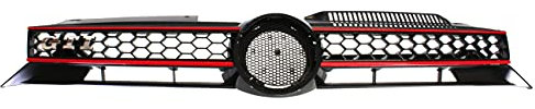 ATB24 Griglia anteriore per griglia del radiatore, adatta per Golf VI 6 5K1 GTI effetto nido d'ape
