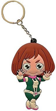 My Hero Academia Schlüsselanhänger Ochaco Uraraka Doppelseitig, Gummi, 8 cm