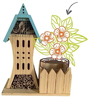 Décamp' Insektenhotel + Abdeckung