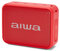 Aiwa BS-200RD: Altavoz Inalámbrico Portátil Bluetooth, True Wireless Stereo, Impermeable. Color: Rojo