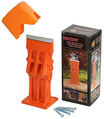 SPEED FORCE Firewood Splitter-Kindling Splitter-Log Splitter-Wood Splitter – No Axe!Wedge Point Splits Firewood