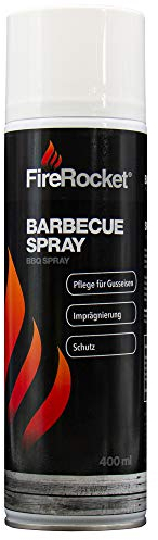 FireRocket 400ml BBQ-Spray Pflege Trennspray Non-Stick Grillreiniger Gusseisen Antihaftspray aus pflanzlichen Ölen