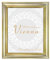 BIRAPA Bilderrahmen gold Vienna Rahmen 40x50 cm - Bilderrahmen vintage in Champagner Gold, Bilderrahmen Holz mit Zierleiste innen und außen, Fotorahmen, Holzrahmen