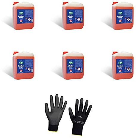 ILODA Schutzhandschuhe + 6xDr.Wack CW 5L Super Scheibenreiniger