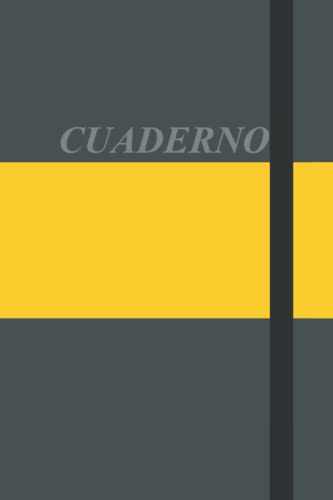 Cuaderno de notas personalizado: 108 páginas - 6x9 pulgadas. Bonito cuaderno de líneas rayado que puede ser usado como material escolar y de oficina. Blanco