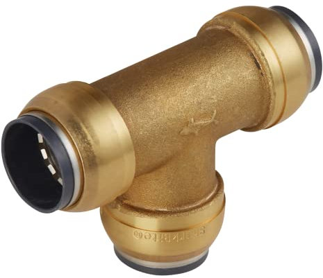 Sealey SBA28ET Sharkbite Ø28mm Equal Tee, Brass