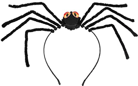 FRCOLOR Halloween Spinne Stirnband Halloween Kostüm Stirnband Spinne Kopfschmuck Haarband Spinnennetz Haarreifen Cosplay Kostüm Haarschmuck
