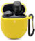 Silicone Case for Google Pixel Buds Pro, Anti-Fall Shockproof Protective Cover with Keychain (Yellow)