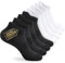 Mowenti Sneaker Socken Herren Damen 39-42 Sportsocken Tennissocken Wandersocken Laufsocken Frottee Running Socks 8 Paar Schwarz Weiß