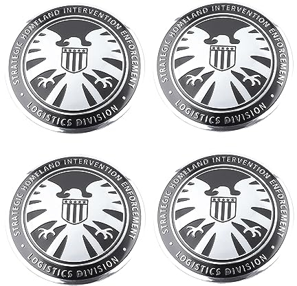 4 Stück Flyhawk Radnabenaufkleber Auto Aufkleber für Rad Trims Nabenkappen Nabenkappen Radaufkleber (schwarz)