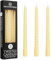 DECO EXPRESS Stabkerzen Set 3er oder 6er Tropffreie Stabkerzen Gedrehte Spiralkerzen Bunte Kerzen Brenndauer 6 Stunden Unparfümiert (Elfenbein, 3er-Pack)