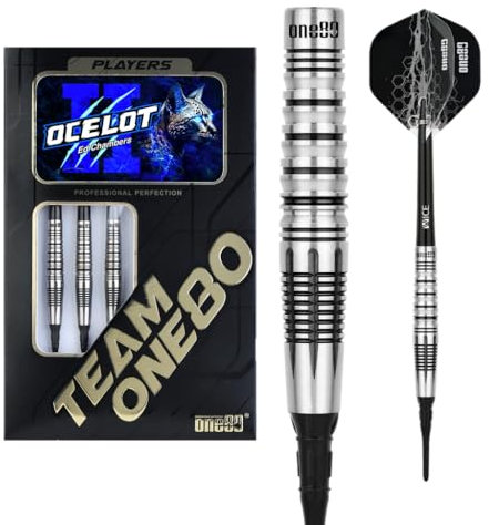 ONE80 Ed Chambers V2 Black 90% Softdarts