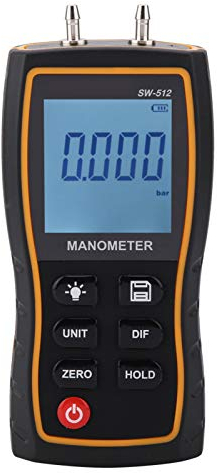 Hochpräzises Digitales Differenzdruckmessgerät Zur Messung von Differenzdruck, Überdruck und Negativem Druck
